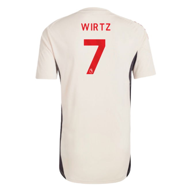 2025-2026 Liverpool Training Jersey (White) - Kids (Wirtz 7)