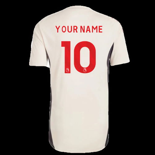 2025-2026 Liverpool Training Jersey (White) - Kids (Your Name)
