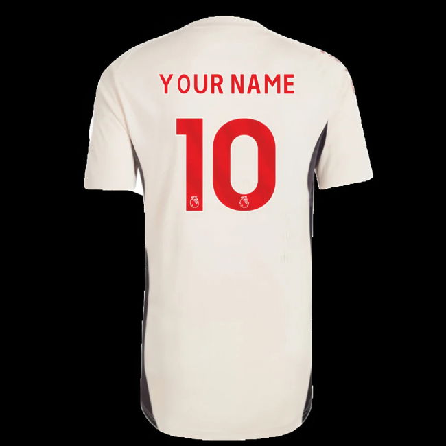 2025-2026 Liverpool Training Jersey (White) - Kids (Your Name)