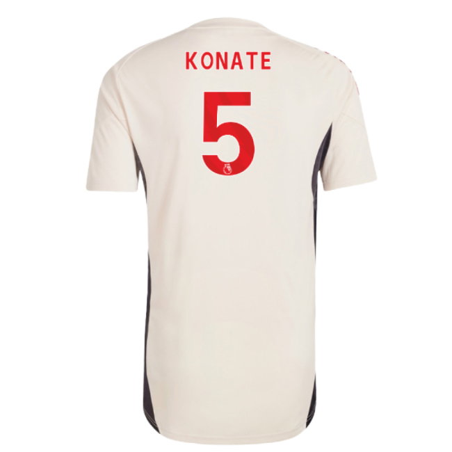 2025-2026 Liverpool Training Jersey (White) (Konate 5)