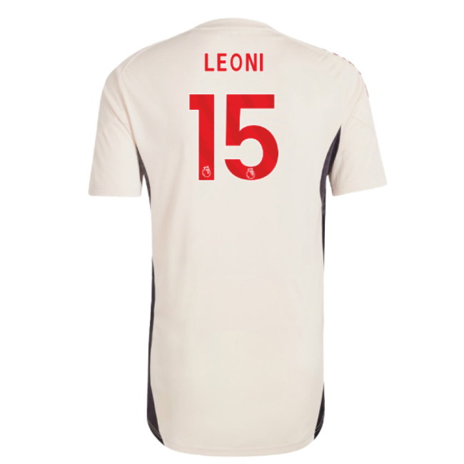 2025-2026 Liverpool Training Jersey (White) (Leoni 15)