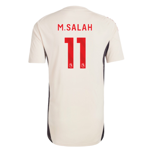 2025-2026 Liverpool Training Jersey (White) (M.Salah 11)