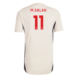 2025-2026 Liverpool Training Jersey (White) (M.Salah 11)