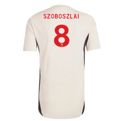 2025-2026 Liverpool Training Jersey (White) (Szoboszlai 8)