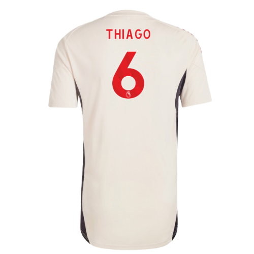 2025-2026 Liverpool Training Jersey (White) (Thiago 6)