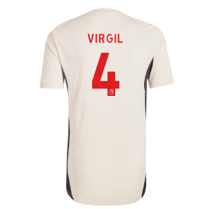 2025-2026 Liverpool Training Jersey (White) (Virgil 4)