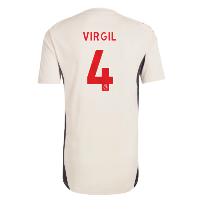 2025-2026 Liverpool Training Jersey (White) (Virgil 4)