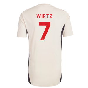 2025-2026 Liverpool Training Jersey (White) (Wirtz 7)
