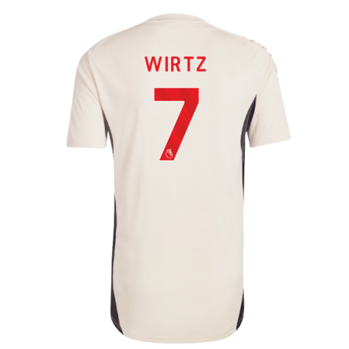 2025-2026 Liverpool Training Jersey (White) (Wirtz 7)