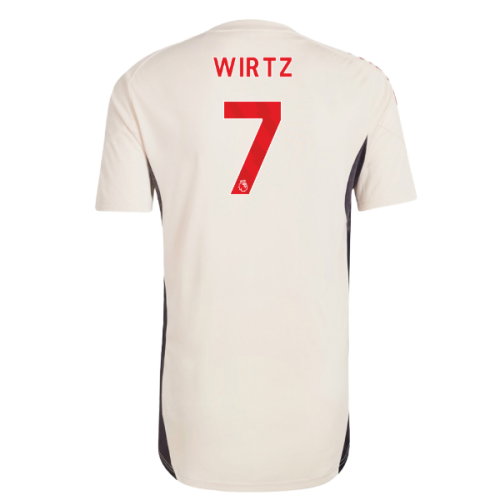 2025-2026 Liverpool Training Jersey (White) (Wirtz 7)