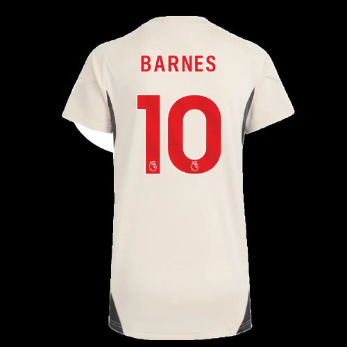 2025-2026 Liverpool Training Jersey (White) - Womens (Barnes 10)