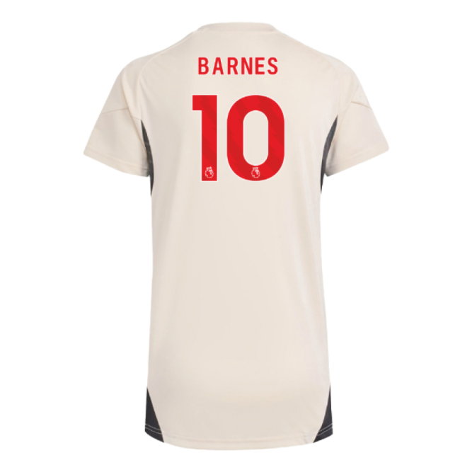 2025-2026 Liverpool Training Jersey (White) - Womens (Barnes 10)