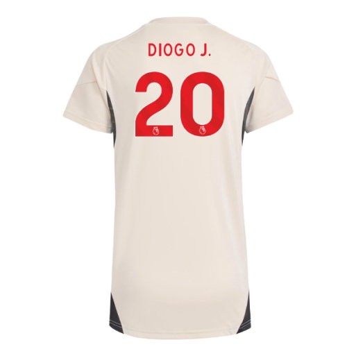2025-2026 Liverpool Training Jersey (White) - Womens (Diogo J. 20)