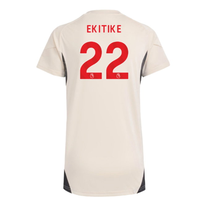 2025-2026 Liverpool Training Jersey (White) - Womens (Ekitike 22)