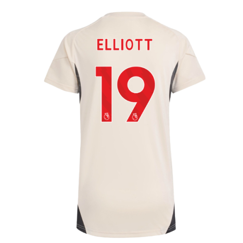 2025-2026 Liverpool Training Jersey (White) - Womens (Elliott 19)