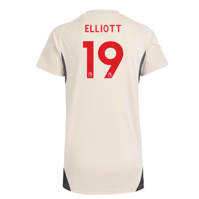 2025-2026 Liverpool Training Jersey (White) - Womens (Elliott 19)