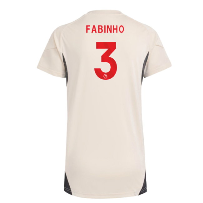2025-2026 Liverpool Training Jersey (White) - Womens (Fabinho 3)