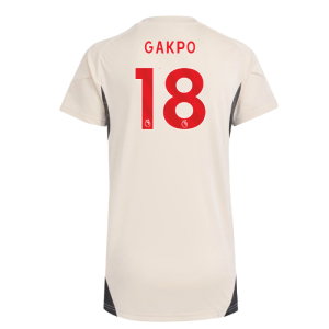 2025-2026 Liverpool Training Jersey (White) - Womens (Gakpo 18)