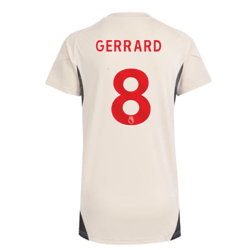 2025-2026 Liverpool Training Jersey (White) - Womens (Gerrard 8)