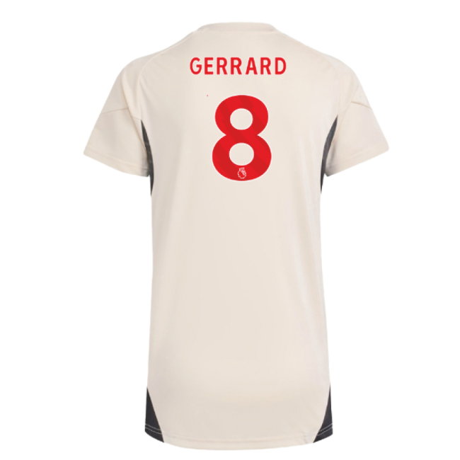 2025-2026 Liverpool Training Jersey (White) - Womens (Gerrard 8)
