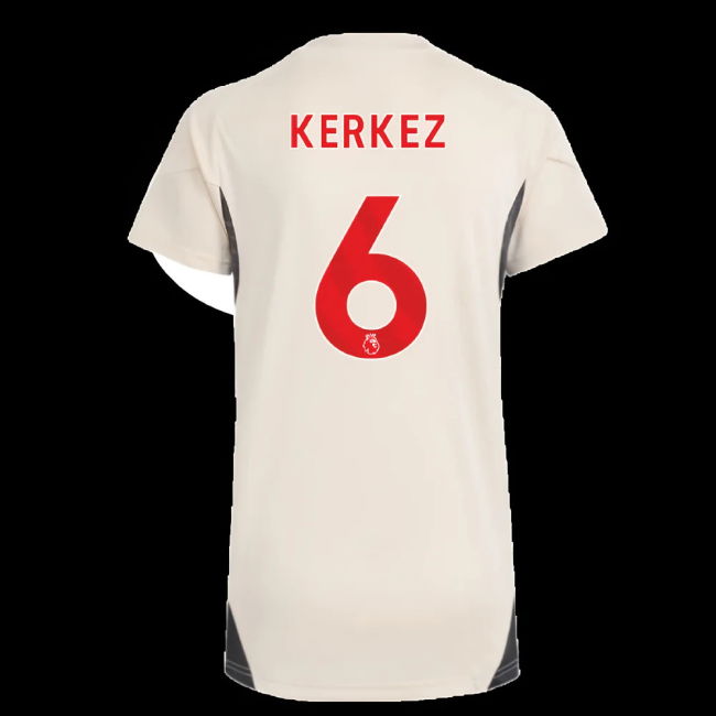 2025-2026 Liverpool Training Jersey (White) - Womens (Kerkez 6)