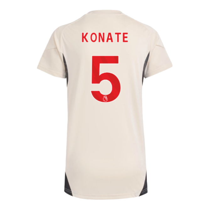 2025-2026 Liverpool Training Jersey (White) - Womens (Konate 5)