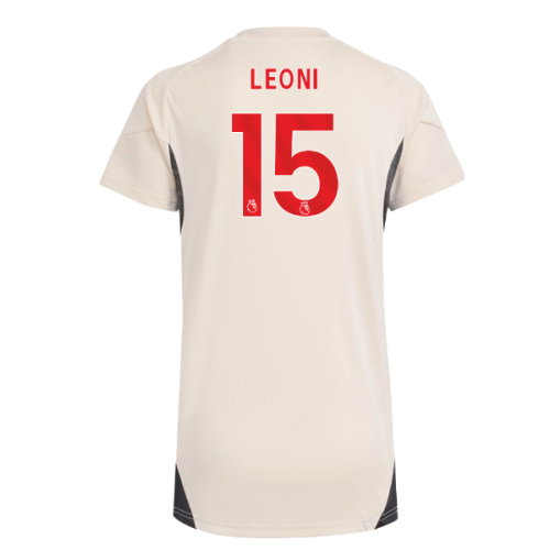 2025-2026 Liverpool Training Jersey (White) - Womens (Leoni 15)