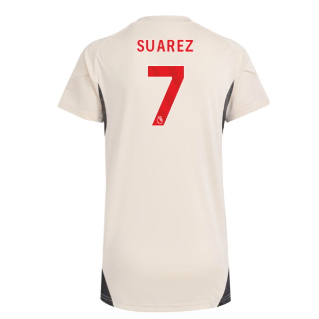 2025-2026 Liverpool Training Jersey (White) - Womens (Suarez 7)