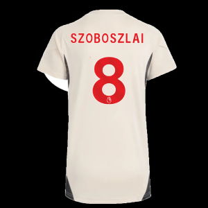2025-2026 Liverpool Training Jersey (White) - Womens (Szoboszlai 8)