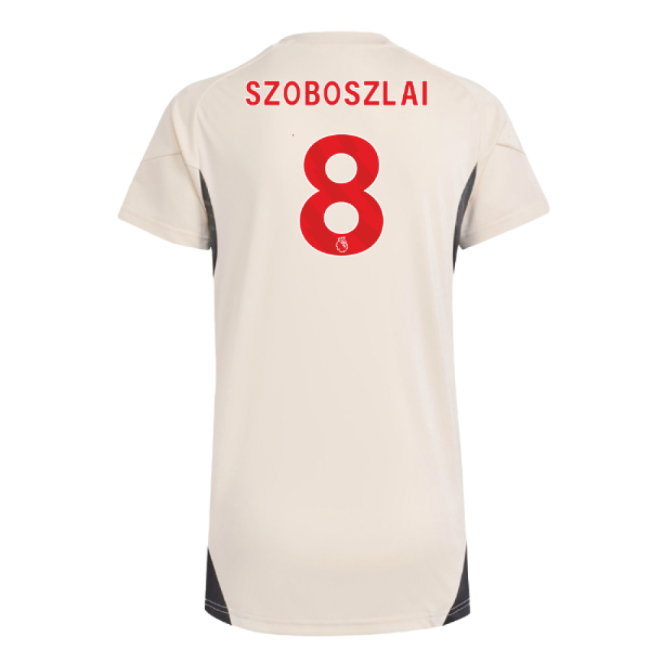2025-2026 Liverpool Training Jersey (White) - Womens (Szoboszlai 8)