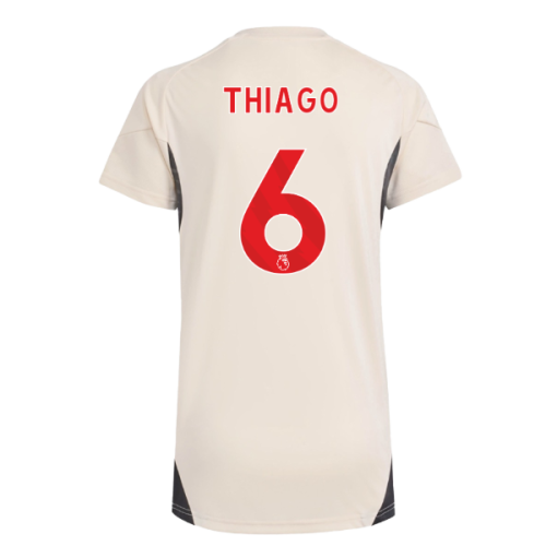 2025-2026 Liverpool Training Jersey (White) - Womens (Thiago 6)