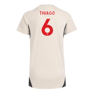 2025-2026 Liverpool Training Jersey (White) - Womens (Thiago 6)