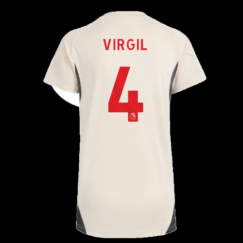 2025-2026 Liverpool Training Jersey (White) - Womens (Virgil 4)
