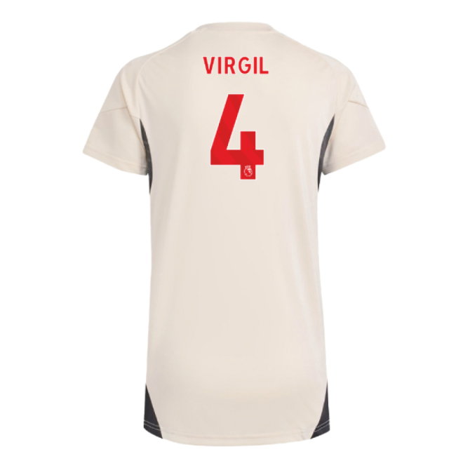 2025-2026 Liverpool Training Jersey (White) - Womens (Virgil 4)