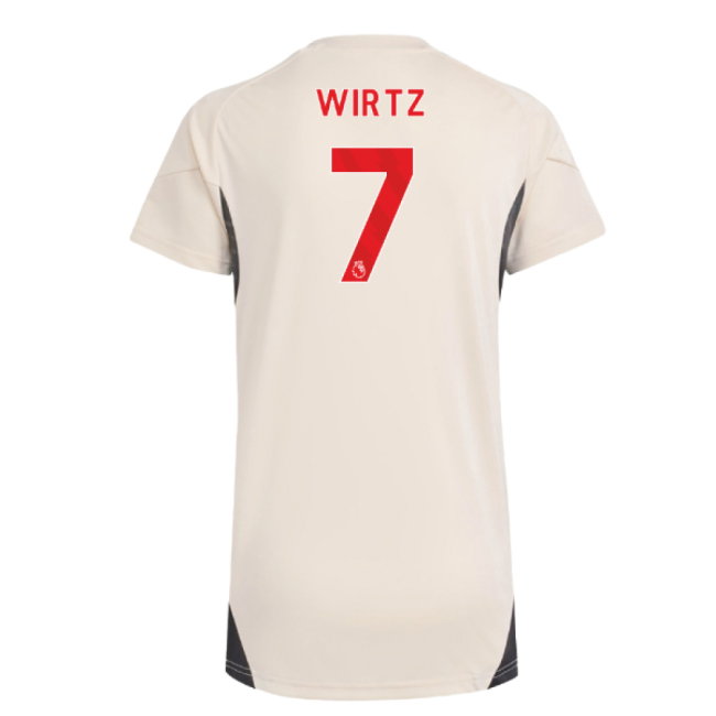 2025-2026 Liverpool Training Jersey (White) - Womens (Wirtz 7)