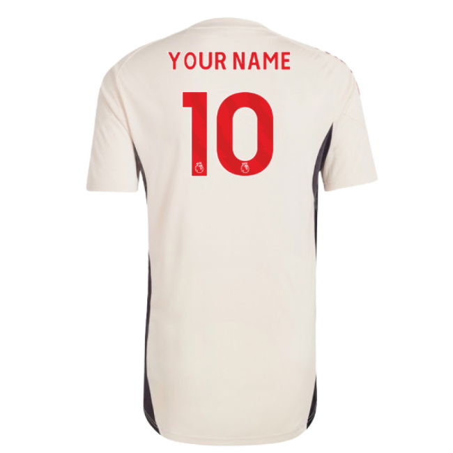 2025-2026 Liverpool Training Jersey (White) (Your Name)