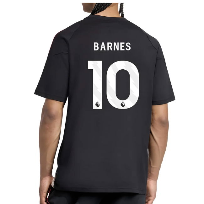2025-2026 Liverpool Training Tee (Black) (Barnes 10)