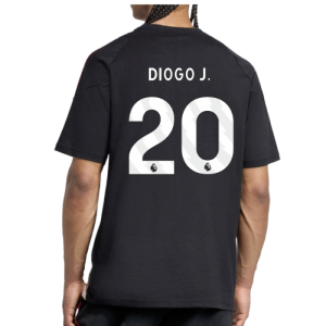 2025-2026 Liverpool Training Tee (Black) (Diogo J. 20)