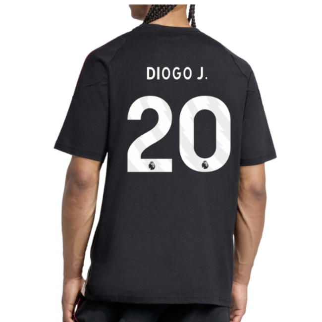 2025-2026 Liverpool Training Tee (Black) (Diogo J. 20)
