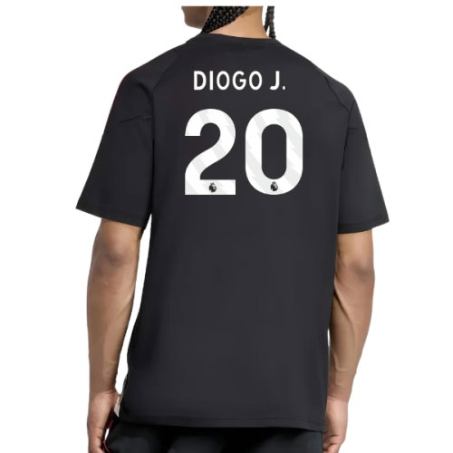 2025-2026 Liverpool Training Tee (Black) (Diogo J. 20)