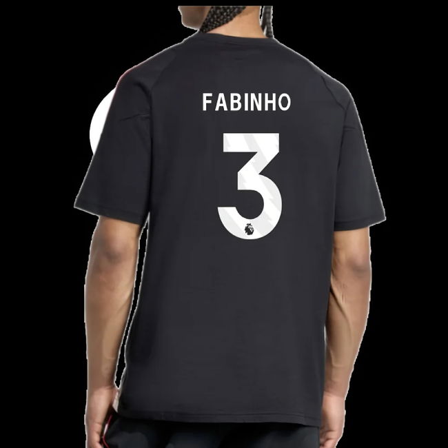 2025-2026 Liverpool Training Tee (Black) (Fabinho 3)