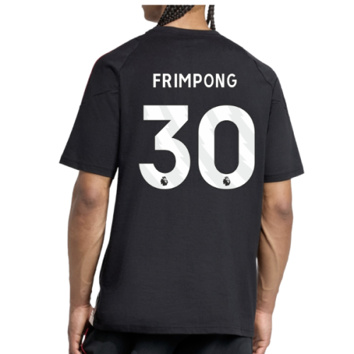 2025-2026 Liverpool Training Tee (Black) (Frimpong 30)