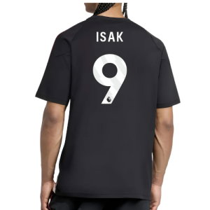 2025-2026 Liverpool Training Tee (Black) (Isak 9)