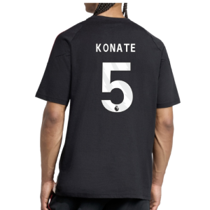 2025-2026 Liverpool Training Tee (Black) (Konate 5)