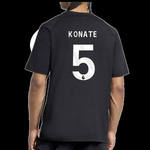 2025-2026 Liverpool Training Tee (Black) (Konate 5)