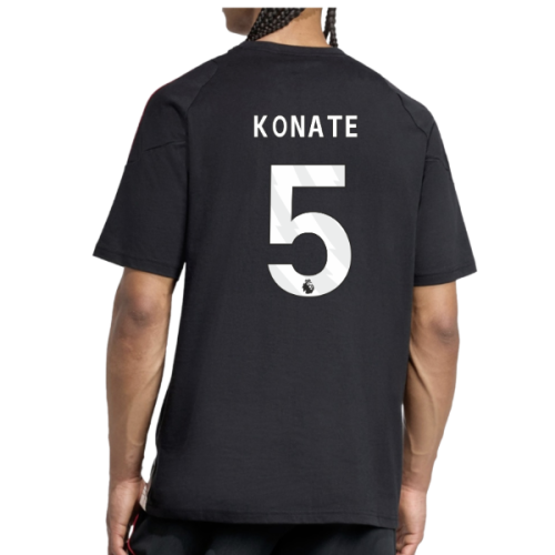 2025-2026 Liverpool Training Tee (Black) (Konate 5)