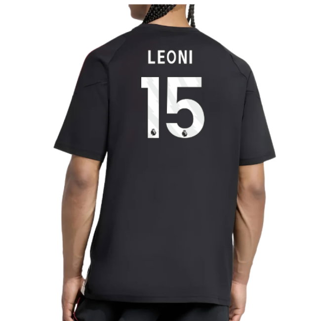 2025-2026 Liverpool Training Tee (Black) (Leoni 15)