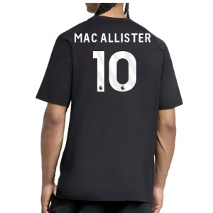 2025-2026 Liverpool Training Tee (Black) (Mac Allister 10)