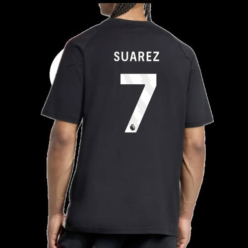 2025-2026 Liverpool Training Tee (Black) (Suarez 7)