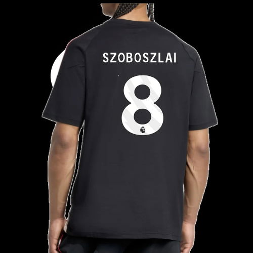 2025-2026 Liverpool Training Tee (Black) (Szoboszlai 8)